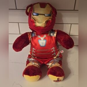 Build a Bear  16" Marvel Avengers Red Iron Man Plush Stuffed Animal Bear Costume